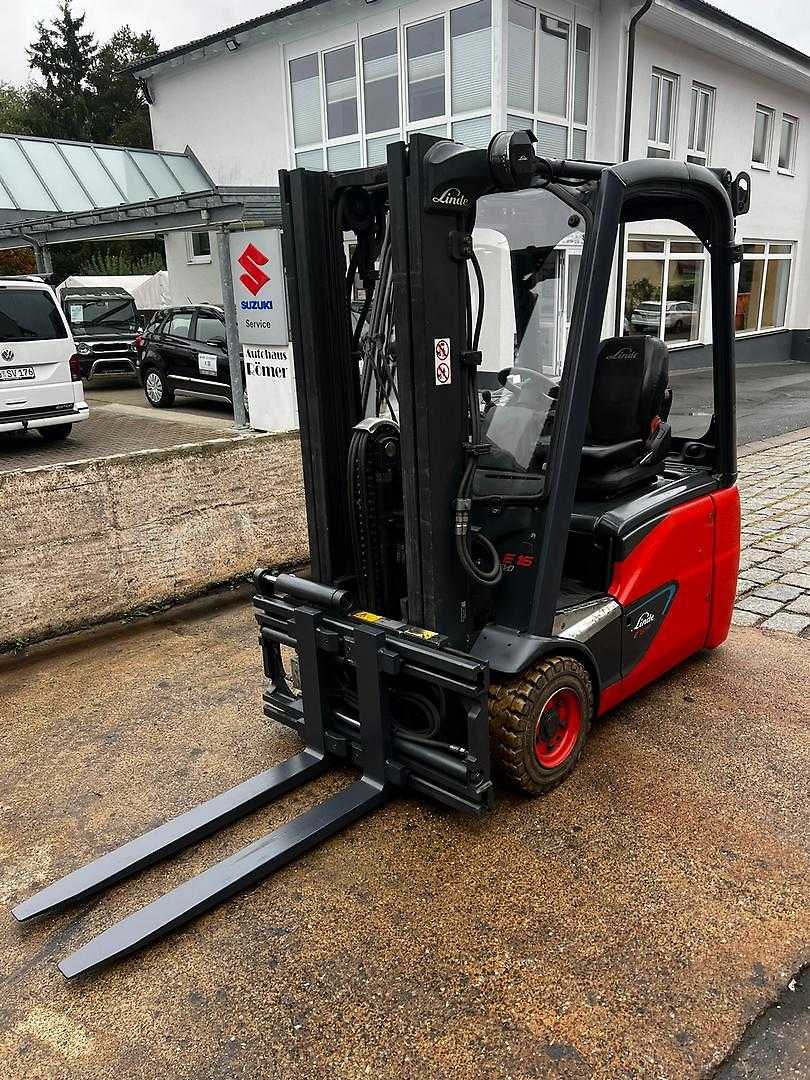 Used Forklift Truck LINDE E 16C-02 EVO2 ELEKTRO DREIRADFRONTSTAPLER (13076212)
