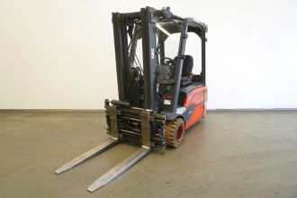 Used Forklift Truck LINDE E 20 L EVO ION 386-02 ELEKTRO DREIRADFRONTSTAPLER (13045224) backdrop