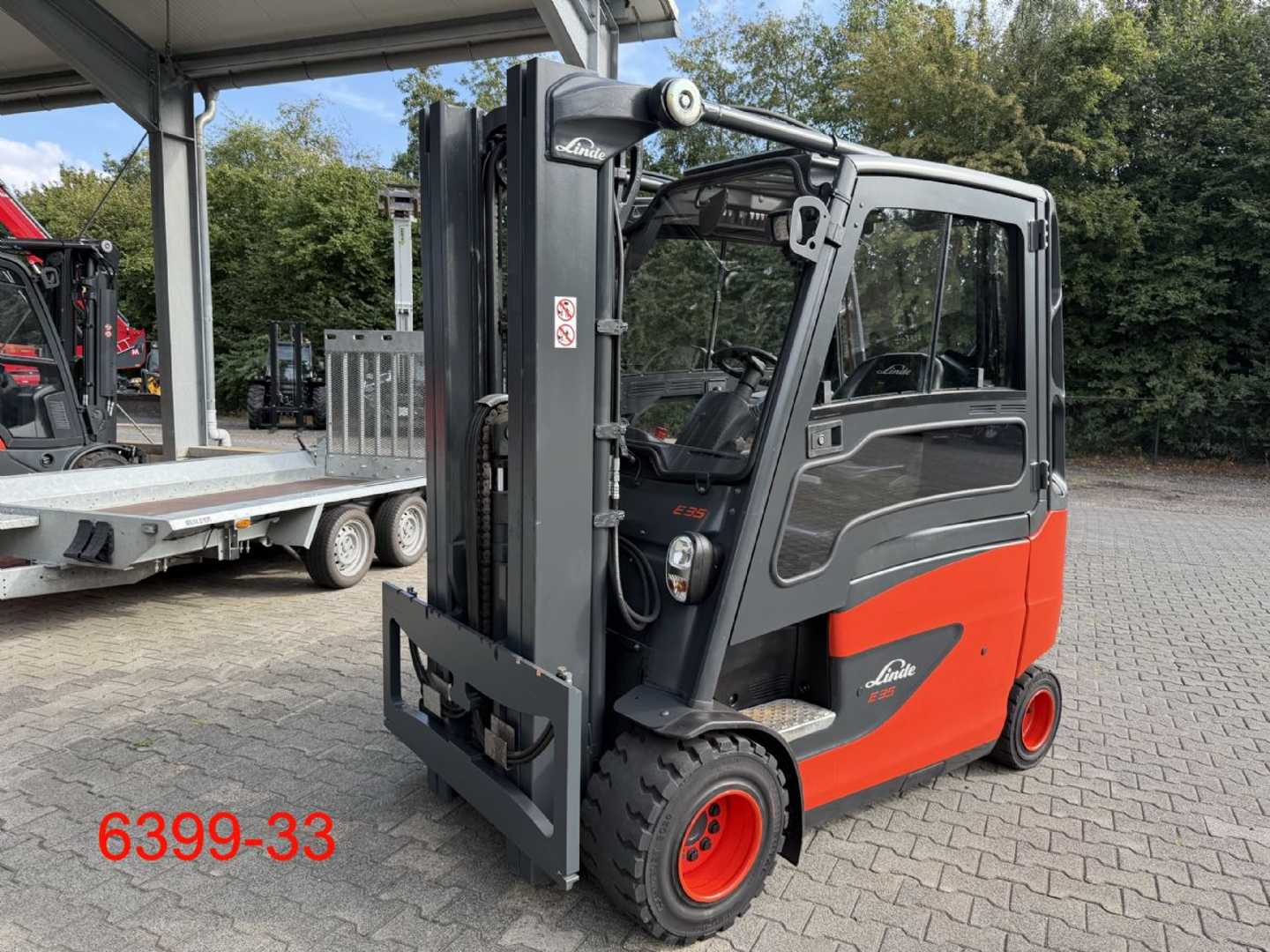 Used Forklift Truck LINDE E 35 HL 01 ELEKTRO VIERRADFRONTSTAPLER (13065176)