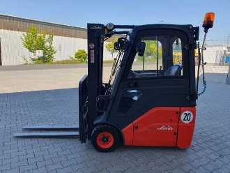 Used Forklift Truck LINDE E14 - 01 / Triplex: 4.10m! / SS / nur 1.003h! ELEKTRO VIERRADFRONTSTAPLER (13024692)