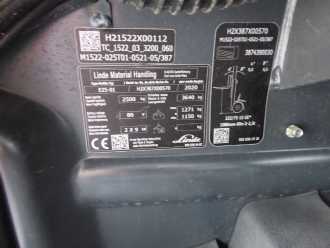Used Forklift Truck LINDE E25-01 ELEKTRO VIERRADFRONTSTAPLER (13075325)