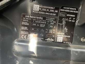 Used Forklift Truck LINDE E25-01 ELEKTRO VIERRADFRONTSTAPLER (13075955)