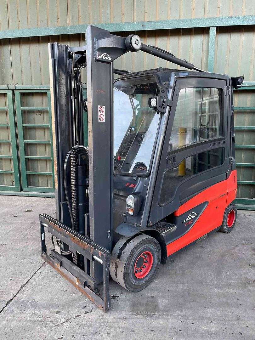 Used Forklift Truck LINDE E30L 387 ELEKTRO VIERRADFRONTSTAPLER (13029626)