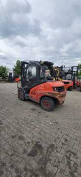 Used Forklift Truck LINDE H 50 D-02/600 DIESEL VIERRADFRONTSTAPLER (13050351)