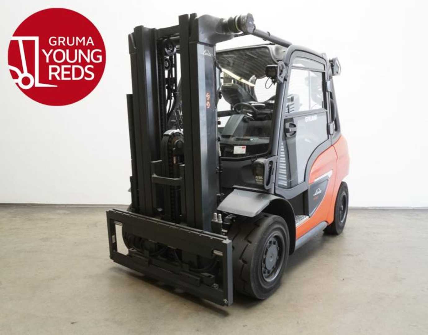 Used Forklift Truck LINDE H 50 D/600 1204-01 DIESEL VIERRADFRONTSTAPLER (12972548)