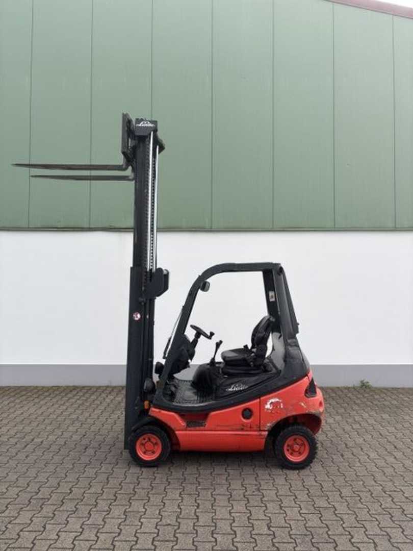 Used Forklift Truck LINDE H16D-03 DIESEL VIERRADFRONTSTAPLER (13050551)