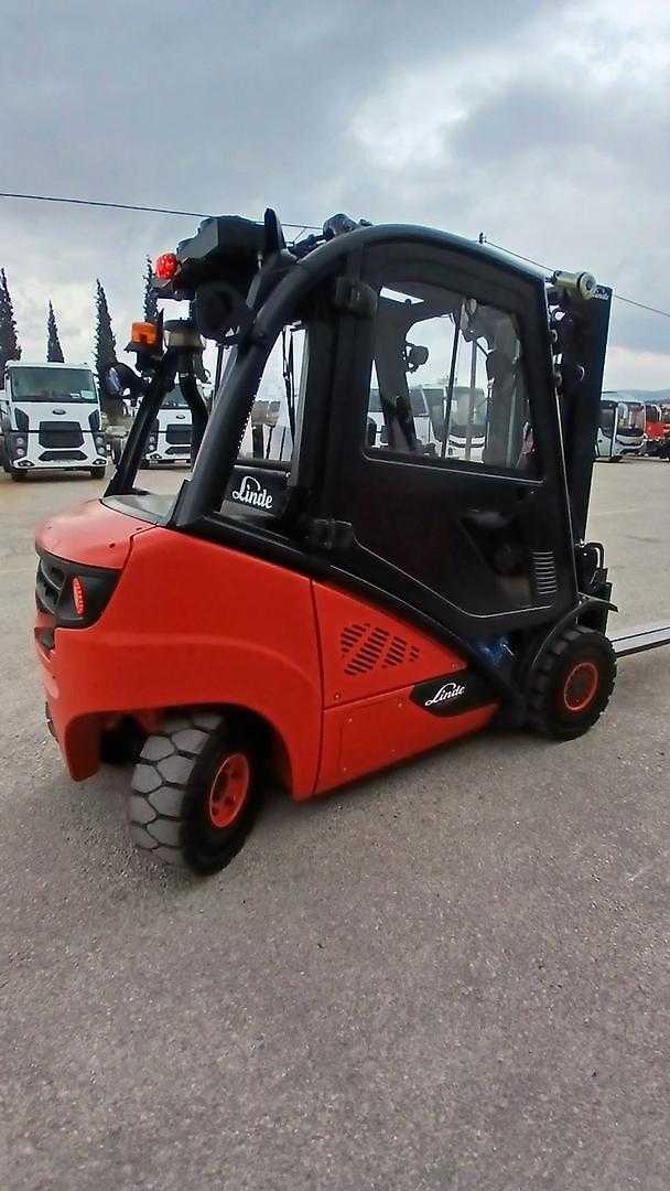 Used Forklift Truck LINDE H25D-02 DIESEL VIERRADFRONTSTAPLER (13028621)