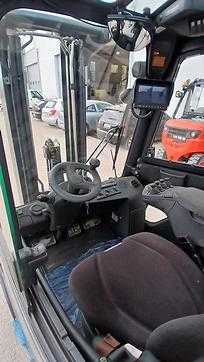 Used Forklift Truck LINDE H25D-02 DIESEL VIERRADFRONTSTAPLER (13028621)