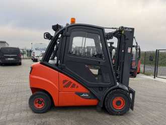 Used Forklift Truck LINDE H25D-02 DIESEL VIERRADFRONTSTAPLER (13074416)