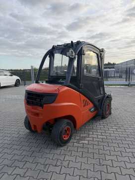 Used Forklift Truck LINDE H35D-02 DIESEL VIERRADFRONTSTAPLER (13075632)