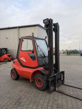 Used Forklift Truck LINDE H35D DIESEL VIERRADFRONTSTAPLER (13076471)