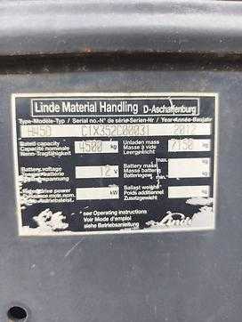 Used Forklift Truck LINDE H45D DIESEL VIERRADFRONTSTAPLER (13076218)