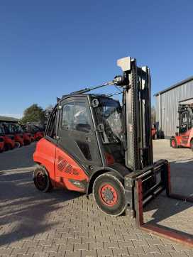 Used Forklift Truck LINDE H50D-02/600 DIESEL VIERRADFRONTSTAPLER (13074421)
