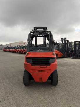 Used Forklift Truck LINDE H50D-02 DIESEL VIERRADFRONTSTAPLER (13076469)