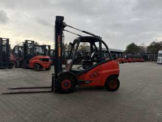 Used Forklift Truck LINDE H50D-02 DIESEL VIERRADFRONTSTAPLER (13076469)