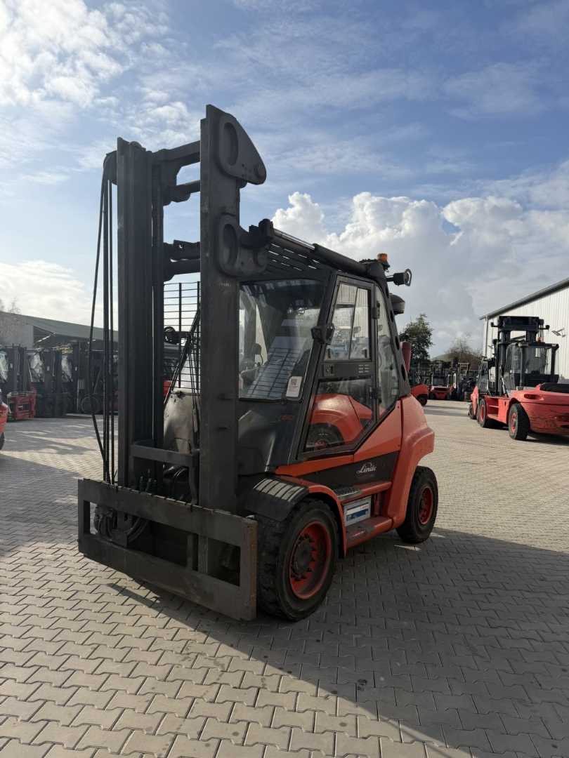 Used Forklift Truck LINDE H60D-03 DIESEL VIERRADFRONTSTAPLER (13076470)