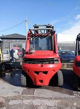 Used Forklift Truck LINDE H80D DIESEL VIERRADFRONTSTAPLER (13002993)