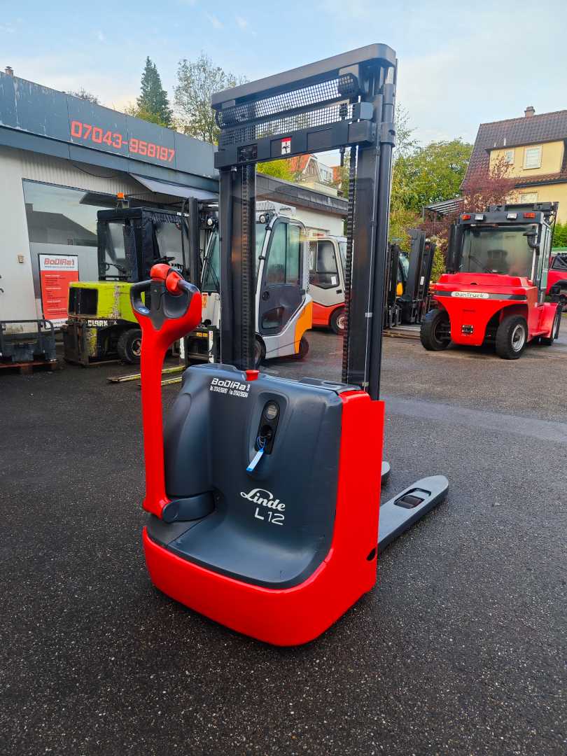 Used Forklift Truck LINDE L 12 ELEKTRO HOCHHUBWAGENDEICHSEL (12908558)