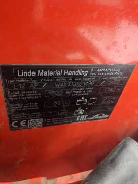 Used Forklift Truck LINDE L12AP-133-01 ELEKTRO HOCHHUBWAGENFAHRERSTAND (13032677)