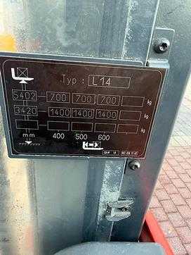 Used Forklift Truck LINDE L14 ELEKTRO HOCHHUBWAGENDEICHSEL (13075740)
