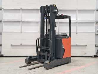 Used Forklift Truck LINDE R14-01 ELEKTRO SCHUBMASTSTAPLER (13039963) backdrop