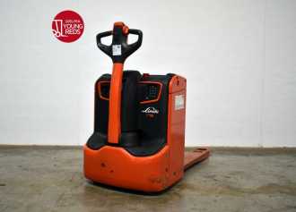 Used Forklift Truck LINDE T 16 1155-00 ELEKTRO NIEDERHUBWAGENDEICHSEL (13071795) backdrop