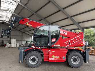 Used Forklift Truck MAGNI RTH 5.21 DIESEL TELESKOPARMSTAPLER (13065999) backdrop