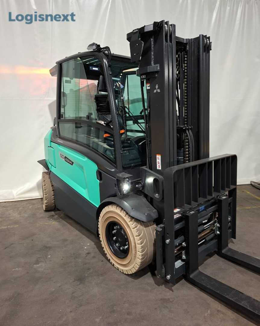 Used Forklift Truck MITSUBISHI FB 50 CN ELEKTRO VIERRADFRONTSTAPLER (13076083)