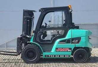 Used Forklift Truck MITSUBISHI FD 45NT DIESEL VIERRADFRONTSTAPLER (12735364)