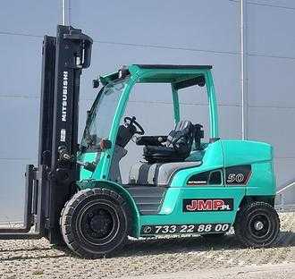 Used Forklift Truck MITSUBISHI FD 50NT DIESEL VIERRADFRONTSTAPLER (12735365)
