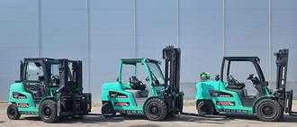 Used Forklift Truck MITSUBISHI FD 50NT DIESEL VIERRADFRONTSTAPLER (12735365)