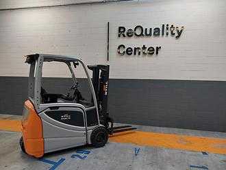 Used Forklift Truck STILL RX 20-14 ELEKTRO DREIRADFRONTSTAPLER (13053360) backdrop