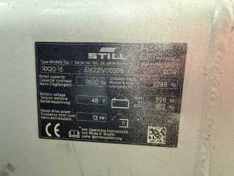 Used Forklift Truck STILL RX20-16 ELEKTRO DREIRADFRONTSTAPLER (13062706)