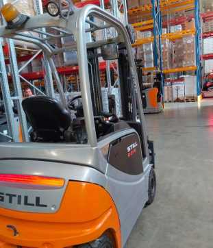 Used Forklift Truck STILL RX20-16P ELEKTRO VIERRADFRONTSTAPLER (12884308) backdrop