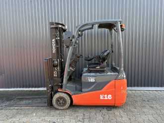 Used Forklift Truck TOYOTA 8FBE16T ELEKTRO DREIRADFRONTSTAPLER (13075655)