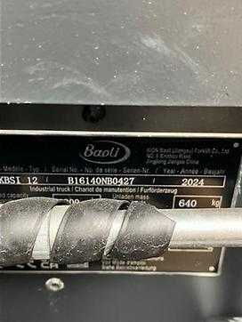 Gabelstapler gebraucht BAOLI KBSI 12 ELEKTRO HOCHHUBWAGENDEICHSEL (12970458)