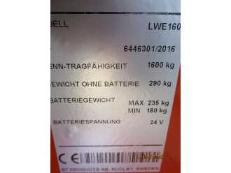 Gabelstapler gebraucht BT LWE160 ELEKTRO NIEDERHUBWAGENDEICHSEL (13071628)