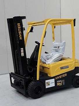 Gabelstapler gebraucht HYSTER J1.8XN ELEKTRO VIERRADFRONTSTAPLER (12115042) backdrop