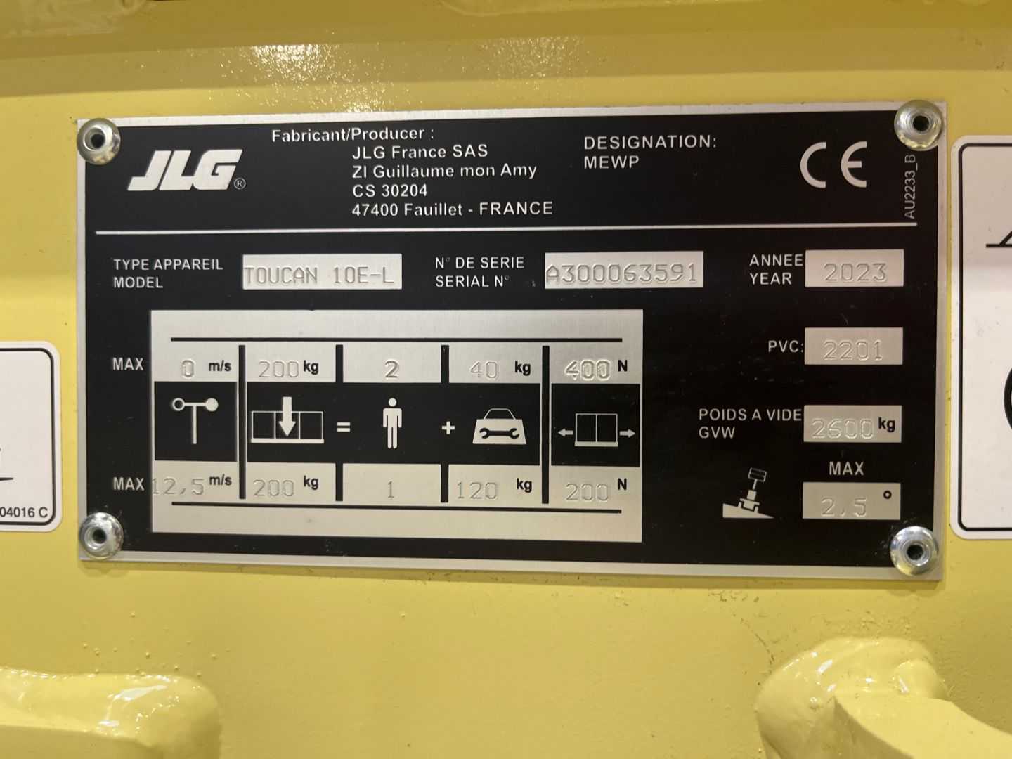 Gabelstapler gebraucht JLG Nacelle automotrice à mat vertical ELEKTRO WEITERE (12933674)