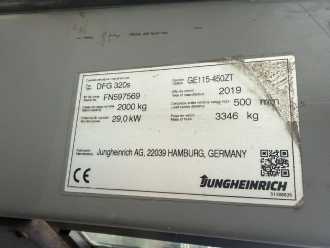 Gabelstapler gebraucht JUNGHEINRICH DFG 320s Baujahr 2019/ HH4500 / Vollkabine /Triplex DIESEL VIERRADFRONTSTAPLER (13013379)