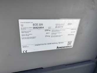 Gabelstapler gebraucht JUNGHEINRICH ECE 225 Baujahr 2021 / Stunden 1446 /TOP CONDITION ELEKTRO NIEDERHUBKOMMISSIONIERER (13074254)