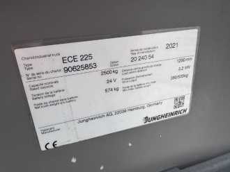 Gabelstapler gebraucht JUNGHEINRICH ECE 225 Baujahr 2021 / Stunden 2819 /TOP CONDITION ELEKTRO NIEDERHUBKOMMISSIONIERER (13074913)