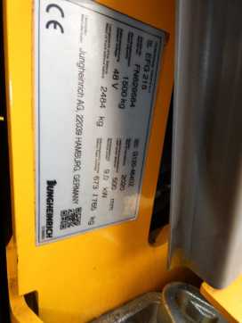 Gabelstapler gebraucht JUNGHEINRICH EFG 215 ELEKTRO DREIRADFRONTSTAPLER (13076071)