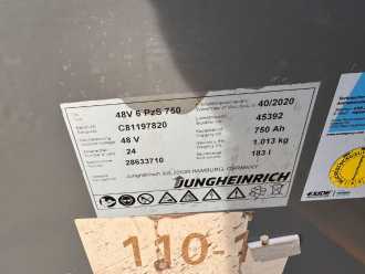 Gabelstapler gebraucht JUNGHEINRICH EFG 218 Baujahr 2020 / Stunden 9739 HH 3100 ELEKTRO DREIRADFRONTSTAPLER (13009679)