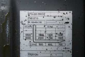Gabelstapler gebraucht JUNGHEINRICH EFG 220 550 DZ ELEKTRO DREIRADFRONTSTAPLER (13039096)