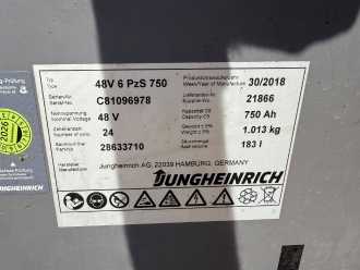 Gabelstapler gebraucht JUNGHEINRICH EFG 220 Baujahr 2017 / Stunden 14339 Akku 2018 ELEKTRO DREIRADFRONTSTAPLER (13057098)