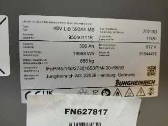 Gabelstapler gebraucht JUNGHEINRICH EFG 316k Li SP GE 115 464 DZ ELEKTRO VIERRADFRONTSTAPLER (13071489)
