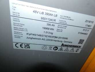 Gabelstapler gebraucht JUNGHEINRICH EFG 320 ELEKTRO VIERRADFRONTSTAPLER (13076079)