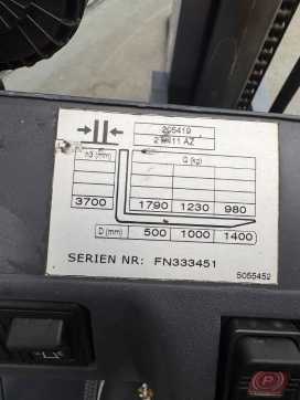 Gabelstapler gebraucht JUNGHEINRICH EFG 430 Baujahr 2006/ Stunden 9086/ Akku 2014 ELEKTRO VIERRADFRONTSTAPLER (13000995)