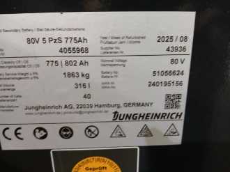 Gabelstapler gebraucht JUNGHEINRICH EFG 430 SP G+E 115-550 DZ ELEKTRO VIERRADFRONTSTAPLER (13047505)